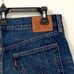 LEVI’S 501 Button Fly Echo Park Frayed Hem Mid Rise Cut Off Jean Shorts Size 29
