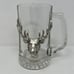 Arthur Court Designs Silver Deer Elk Stag Handeled Mug Glass Beer Stein