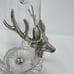 Arthur Court Designs Silver Deer Elk Stag Handeled Mug Glass Beer Stein