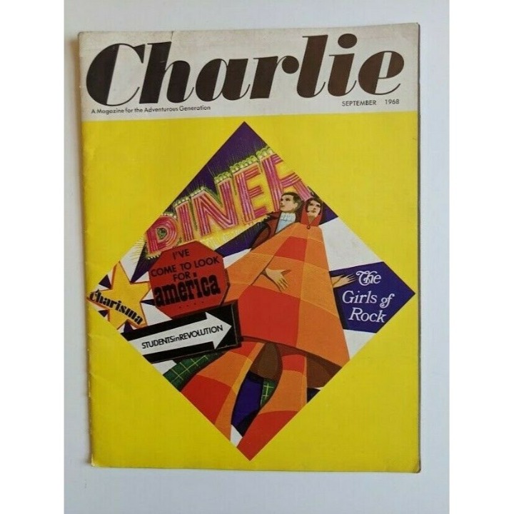 Charlie Magazine September 1968 Vintage Girls of Rock College Vol. 1 No. 3 Devon