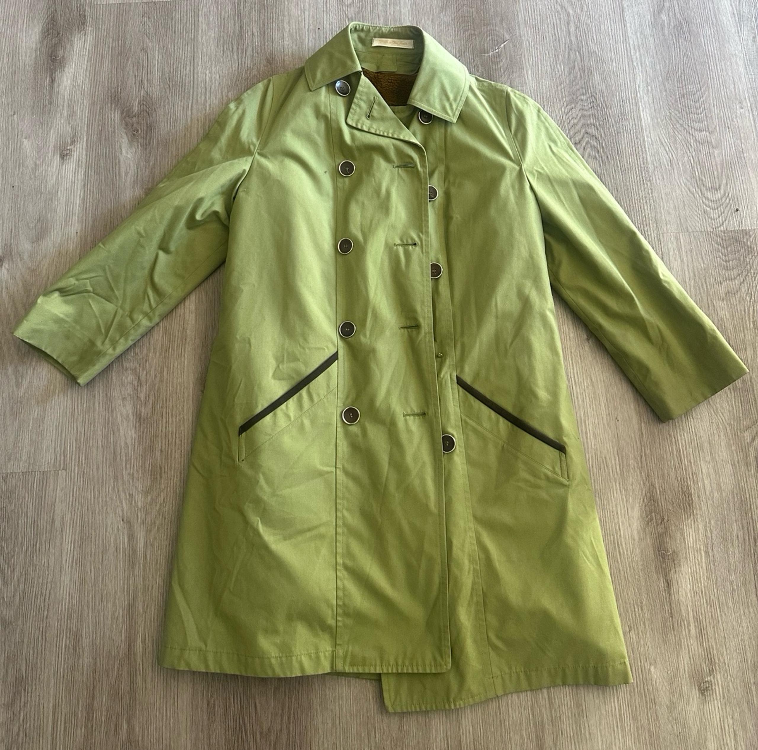 Misty Harbor Vintage Faux Lined Trench Coat Eomens size 10