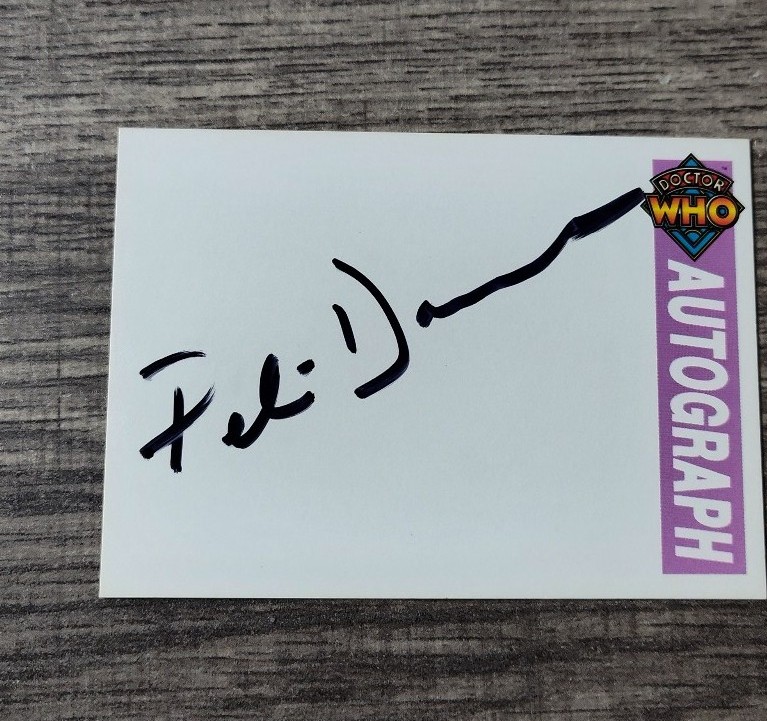 PETER DAVISON DOCTOR WHO Cornerstone Series 1 Autograph trading card 1994