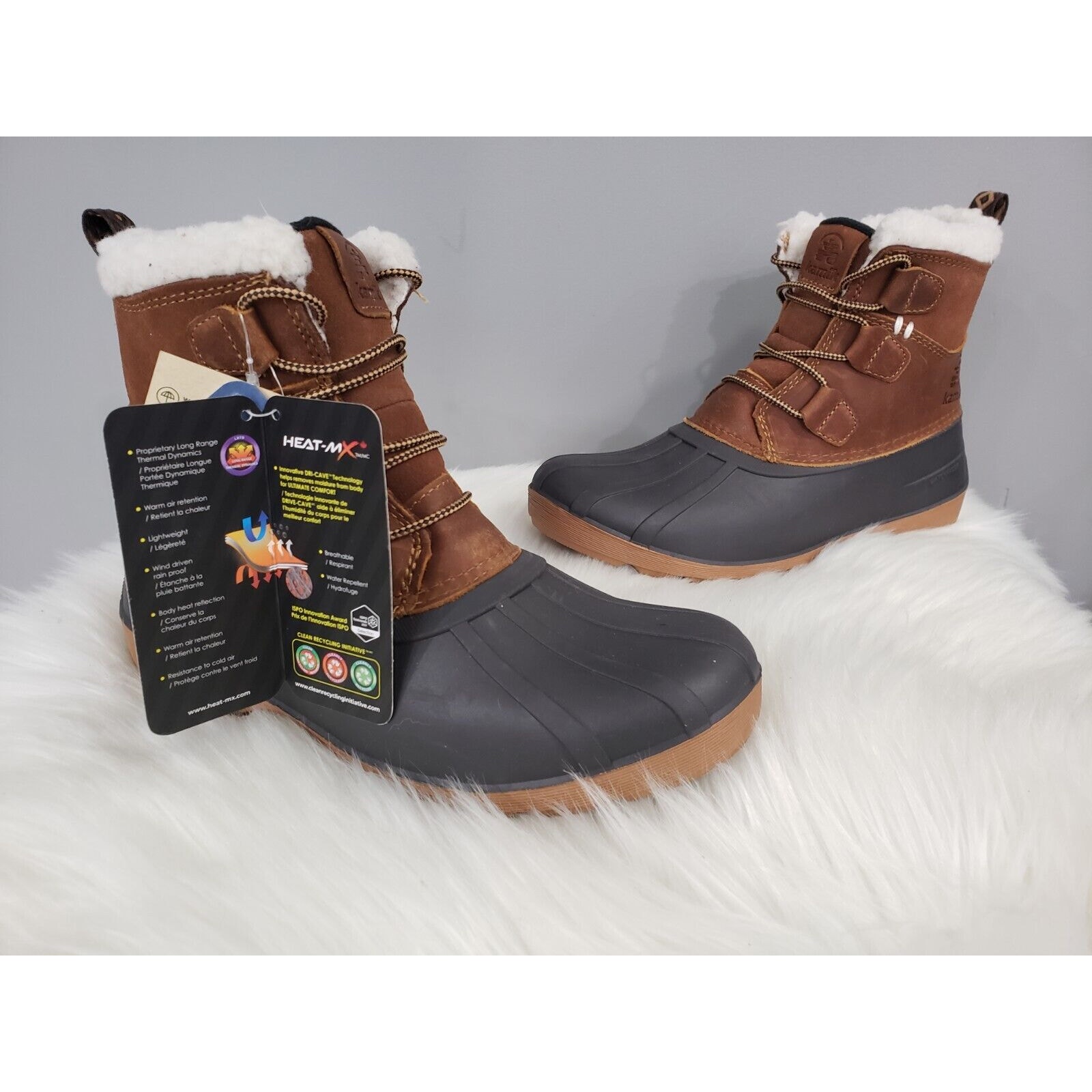 NEW Size 6 Kamik Women's Simona Mid Snow Waterproof Insulated Boots Duck WARM