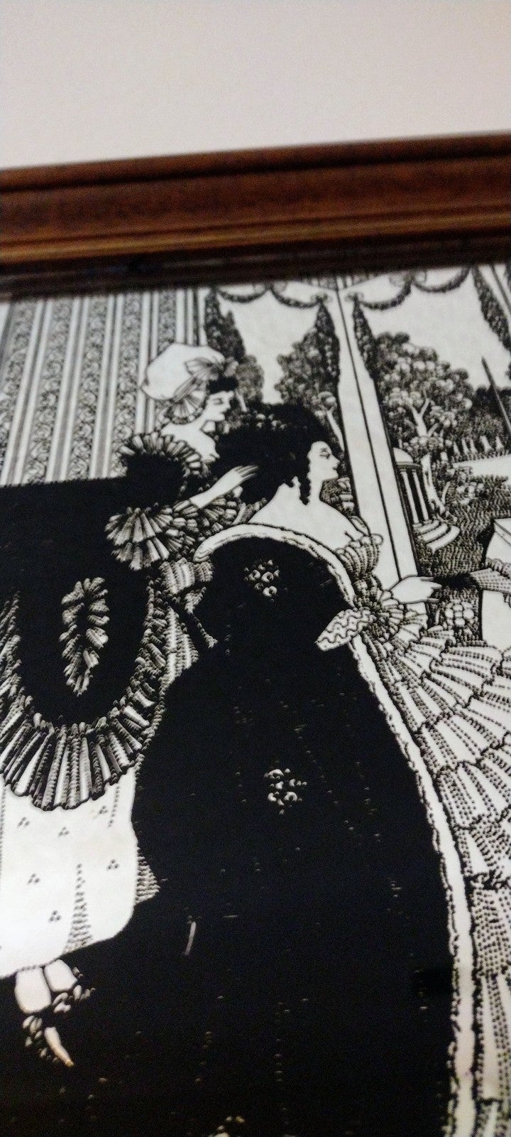 Mirror of The R. of the Lock by Aubrey Beardsley