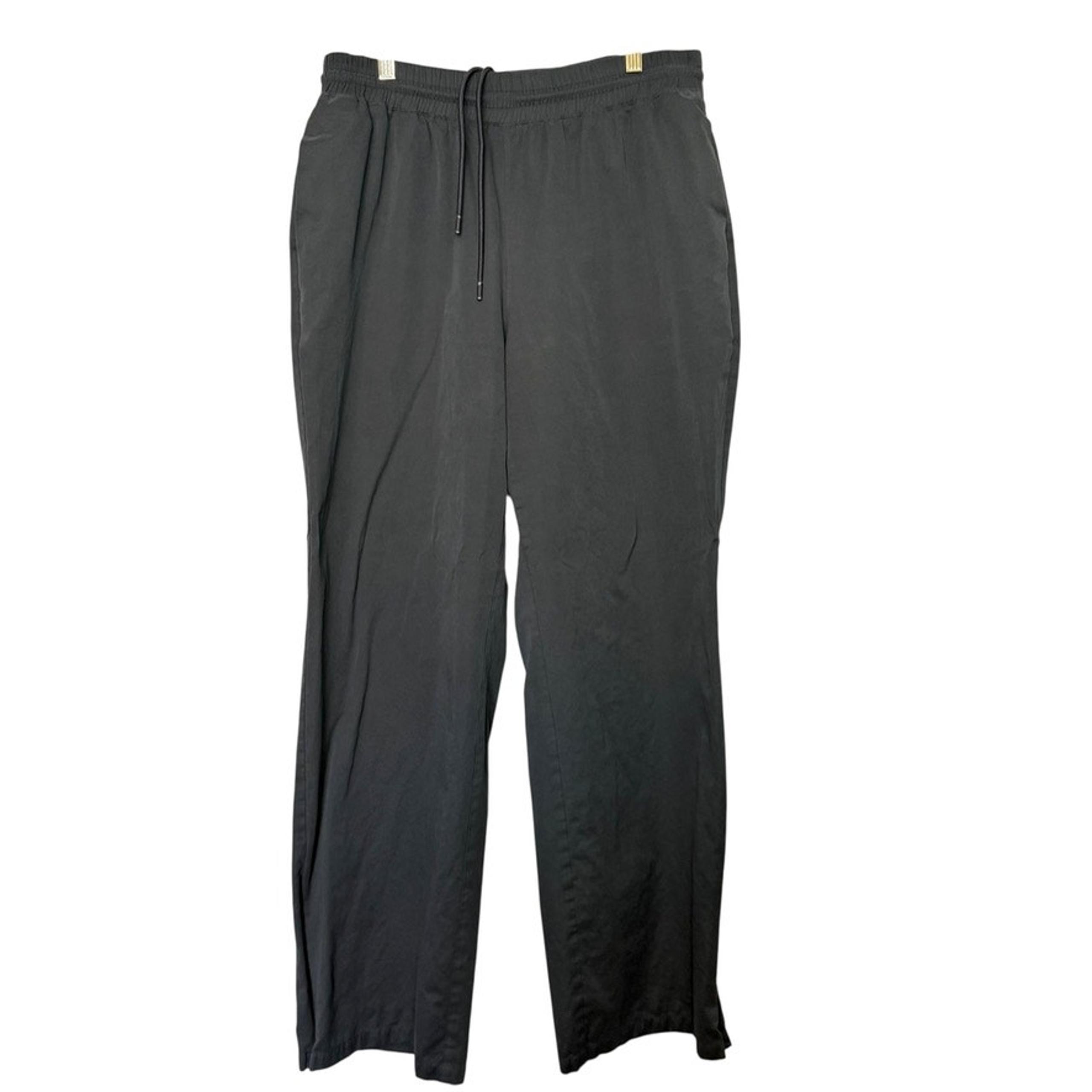 Good American Joggers Women 3/L Army Green Pockets Stretch Activewear Casual