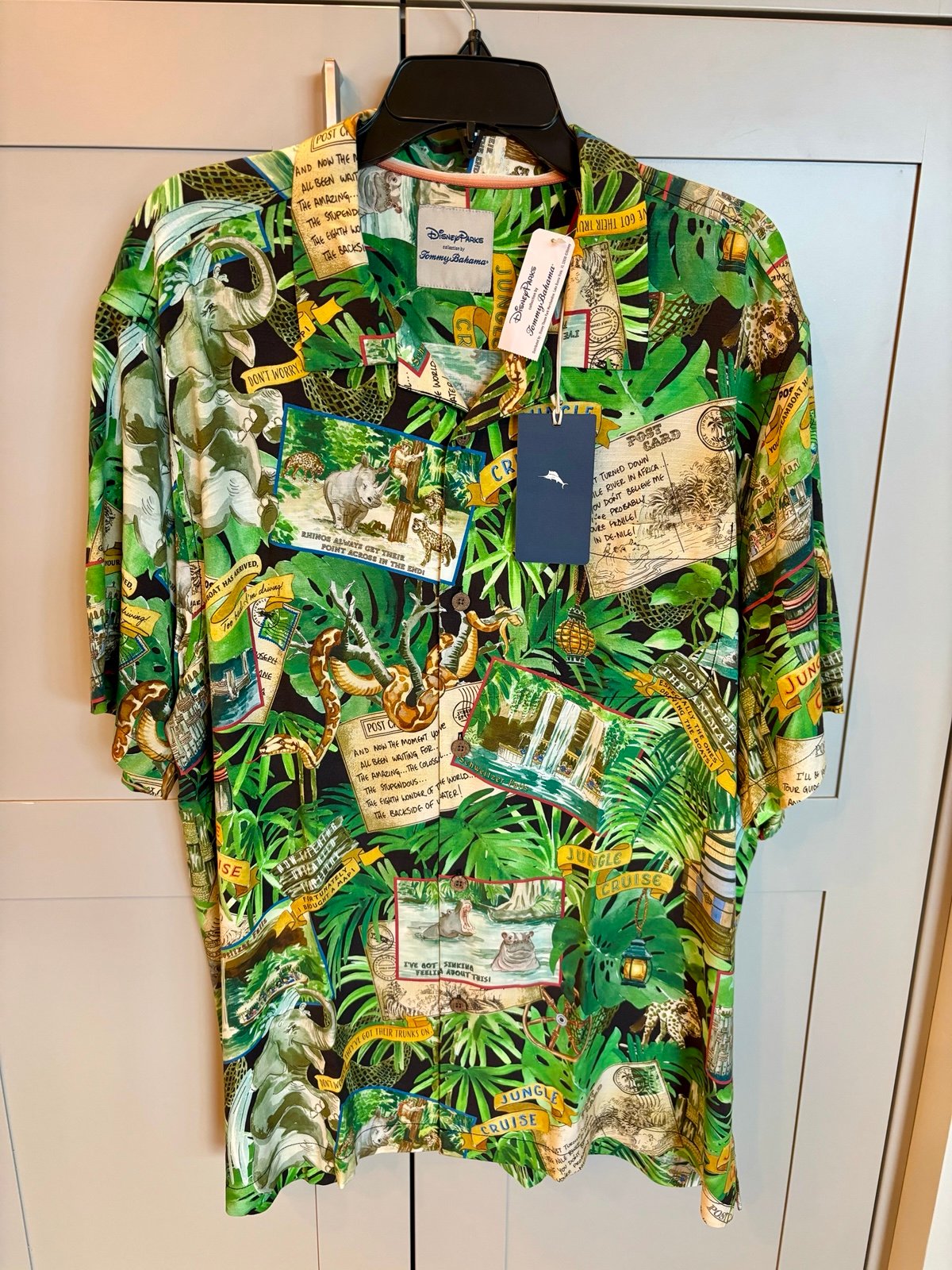 Tommy Bahama Disney Jungle Cruise camp shirt NWT