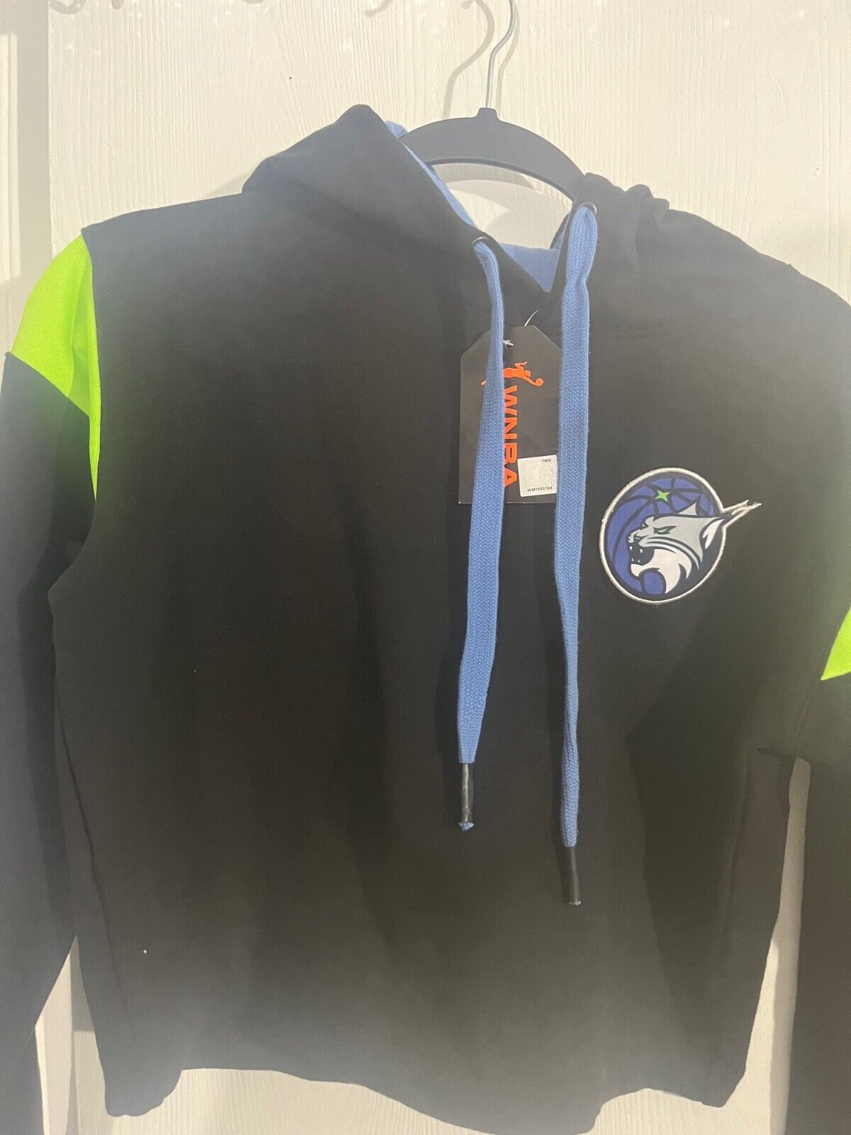 WNBA - Minnesota Lynx Cropped Hoodie with Applique, Vintage Style, Size Small,