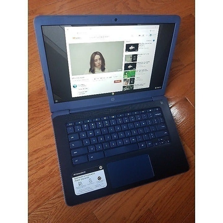 HP Chromebook 14 IPS 14-db0041wm 4GB RAM 32GB SSD Laptop Webcam 1920x1080 FHD
