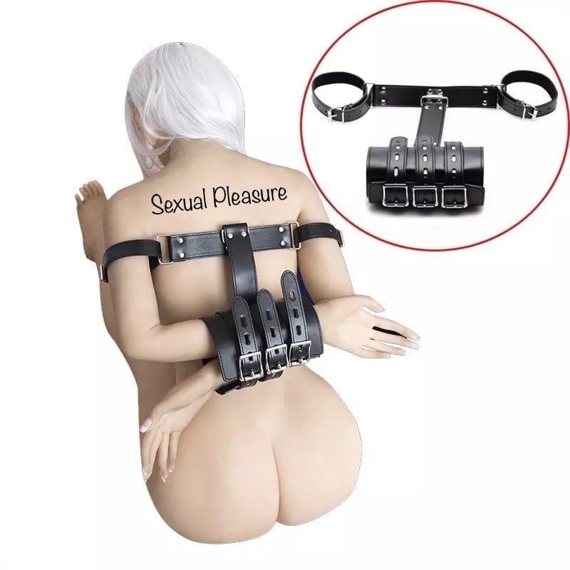 Black Vegan Leather Women’s Harness Belts - Black Sexy Erotic Lingerie