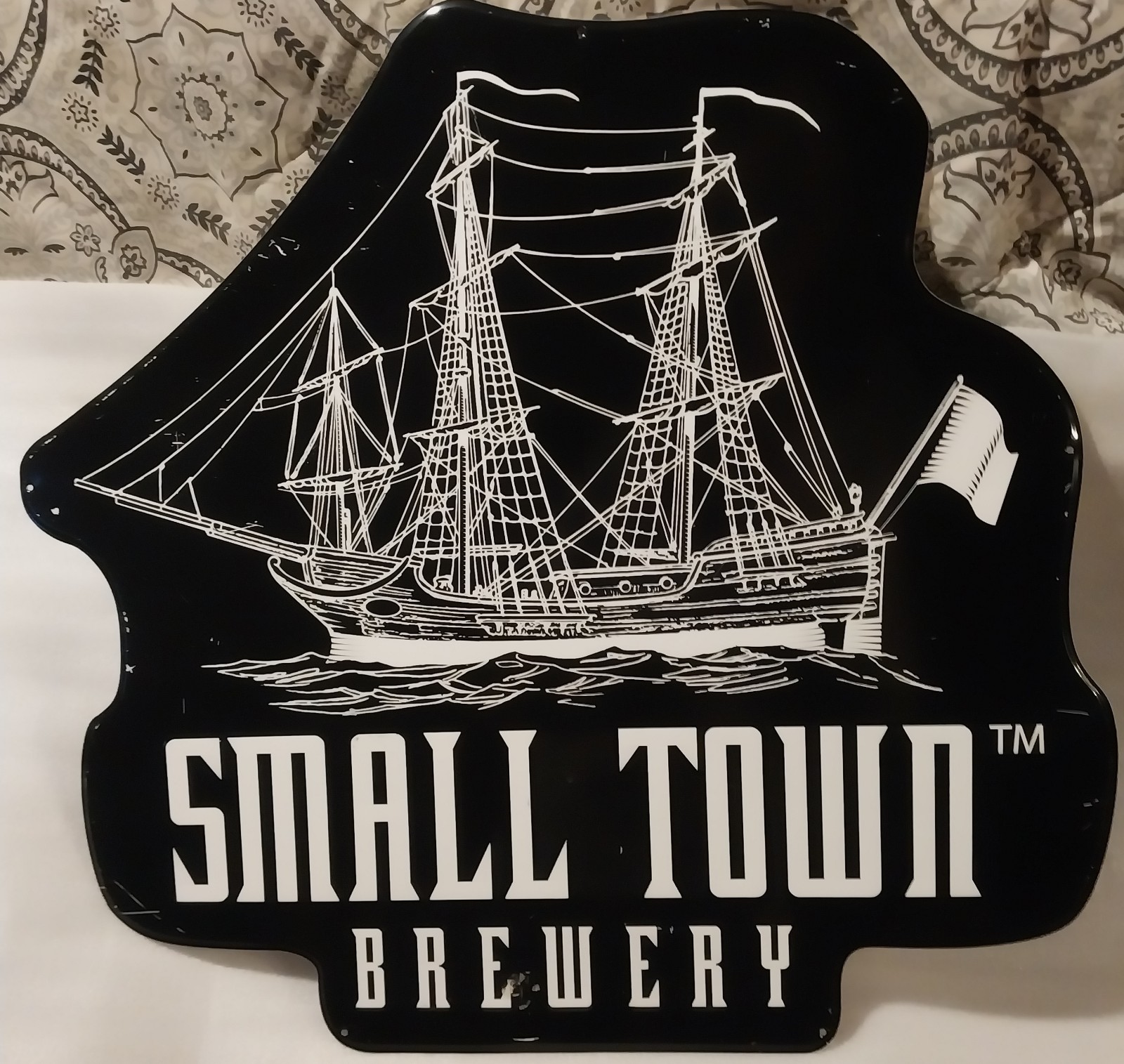 Small Town Brewery Beer Sign