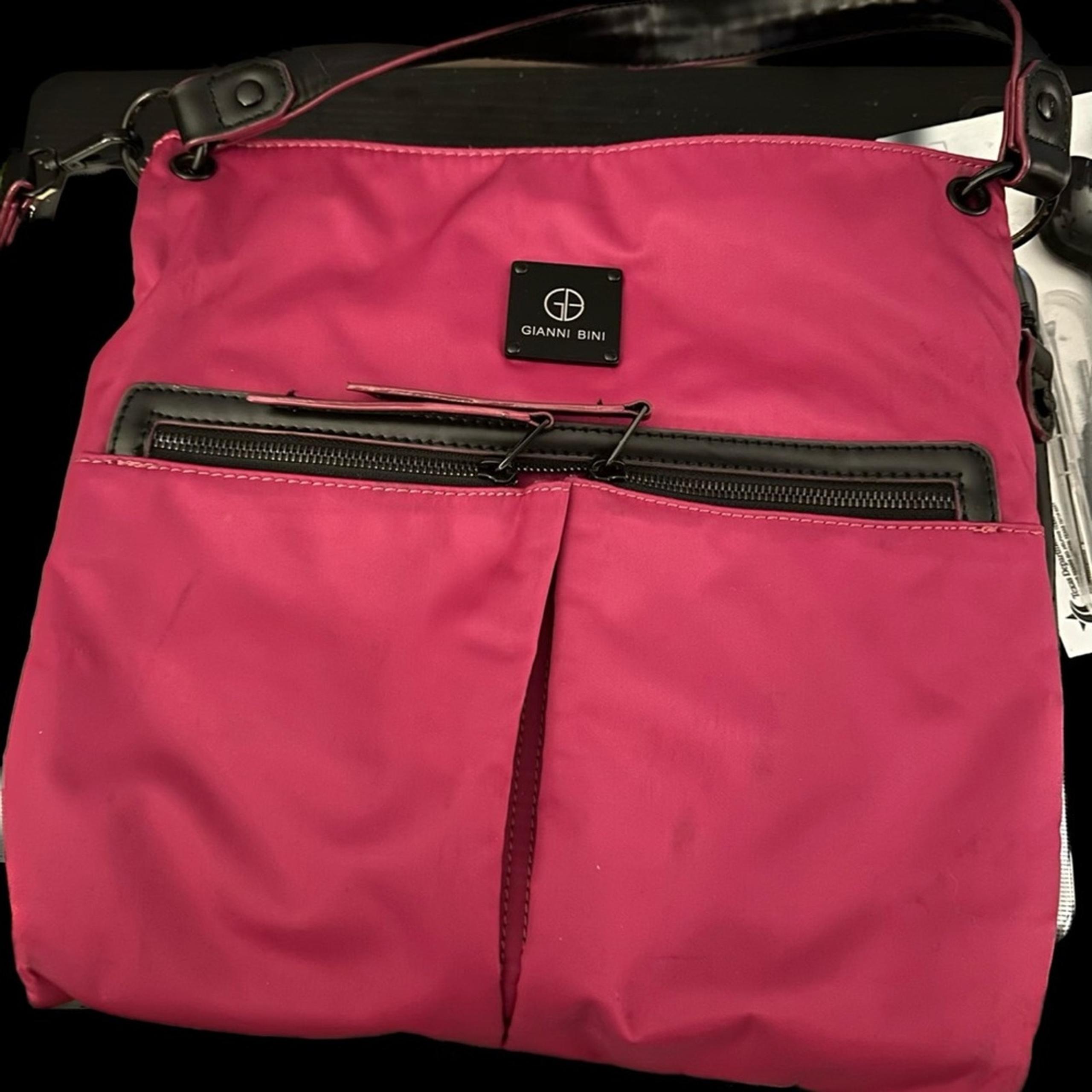 Gianni Bini Crossbody Bag - Dark Pink