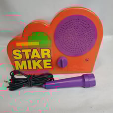Vintage Music Time Radio Mike Star Ertl Company, w/Microphone. Works!!!