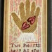 Blackbird Designs TWO HEARTS Cross Stitch Kit w/ BONUS NEW FREE SHIPPING