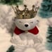 King Polar Bear Single Wick Candle Holder Bath & Body Works