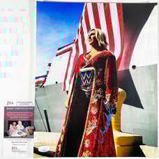 WWE NXT Charlotte Flair Signed 11x14 Photo VV Autograph WrestleMania JSA COA
