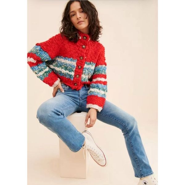 NWT BDG Kinley Chunky knit cropped cardigan Retail 148 Size: XS New withou