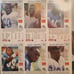 3 un cut sheets of 93 fleer McDonald's collector cards