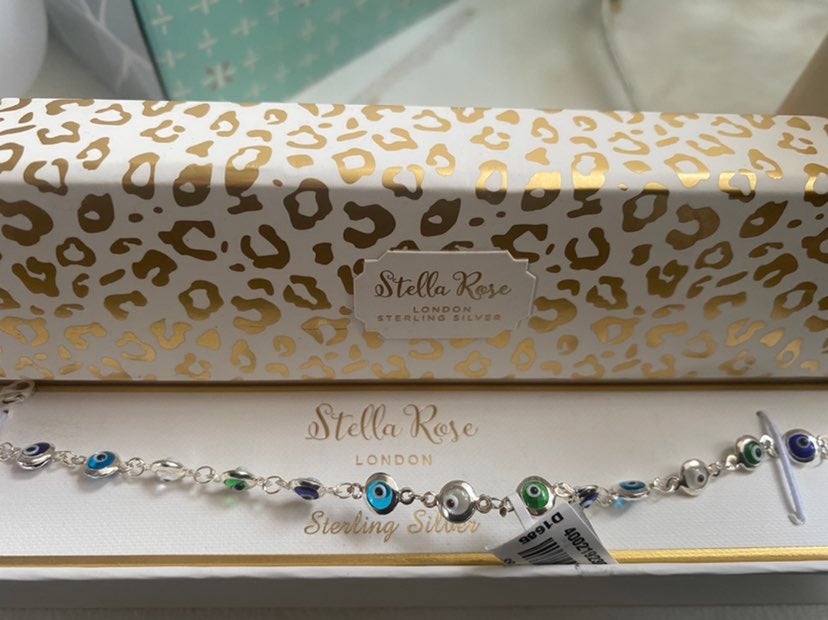 evil eye bracelet sterling silver