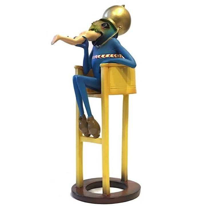Hieronymus BOSCH Devil on Night Chair Resin Sculpture 6