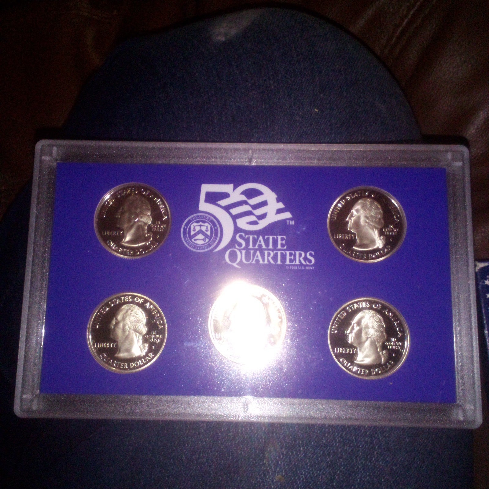 2007 US mint proof set 10 of 14 coins