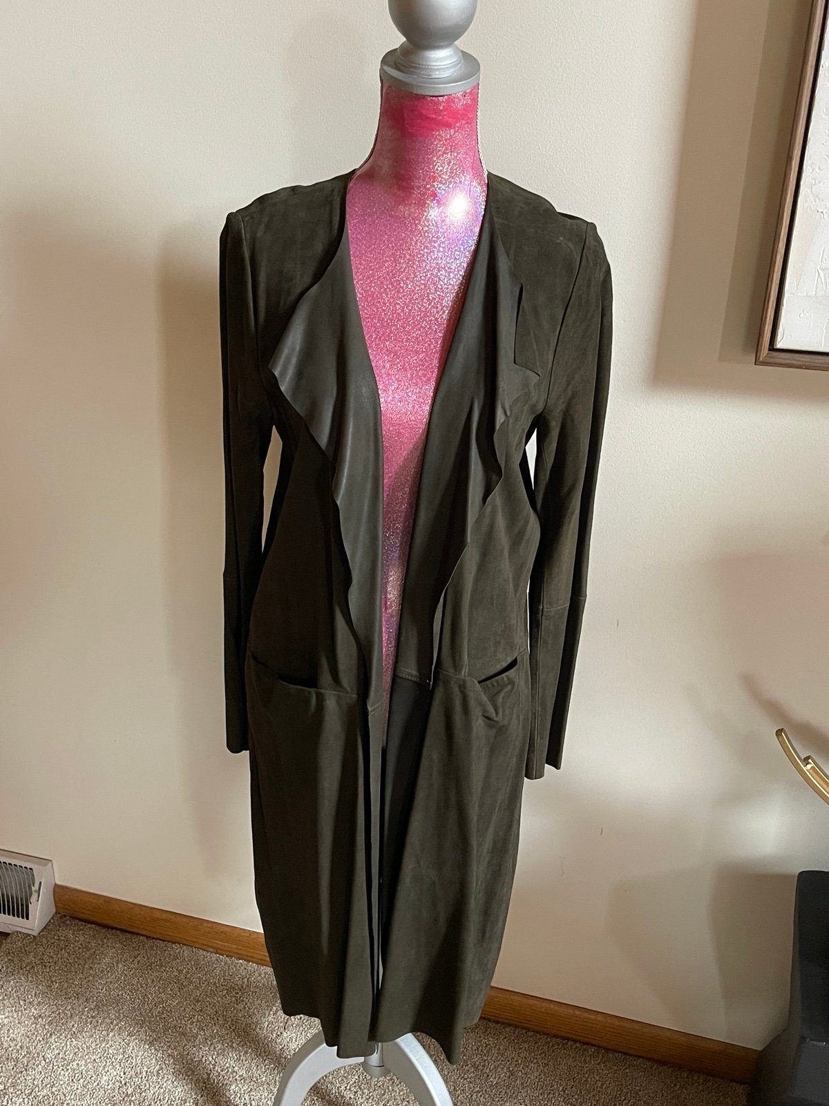 Authentic suede duster