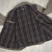 Converse All Star Brown Cotton Canvas Jacket Men's Size XL Blue Lining