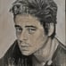 Benicio Del Toro Drawing Framed