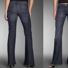 7 For All Mankind Flare Stretch Jeans Sz 32