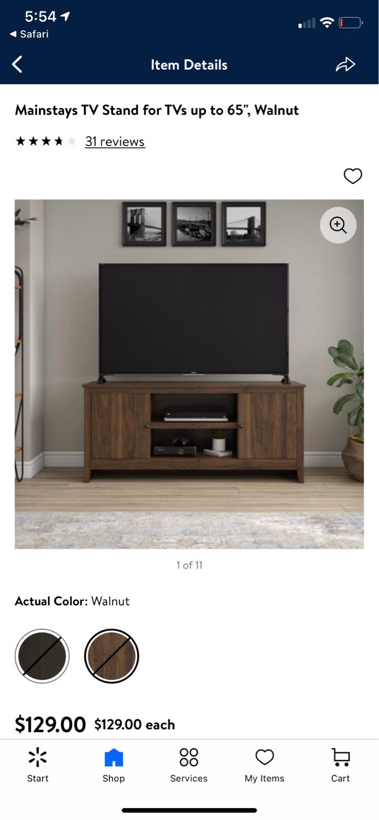 Media console