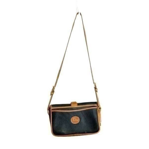 DOONEY & BOURKE All Weather Leather Equestrian Vintage Satchel Crossbody Bag