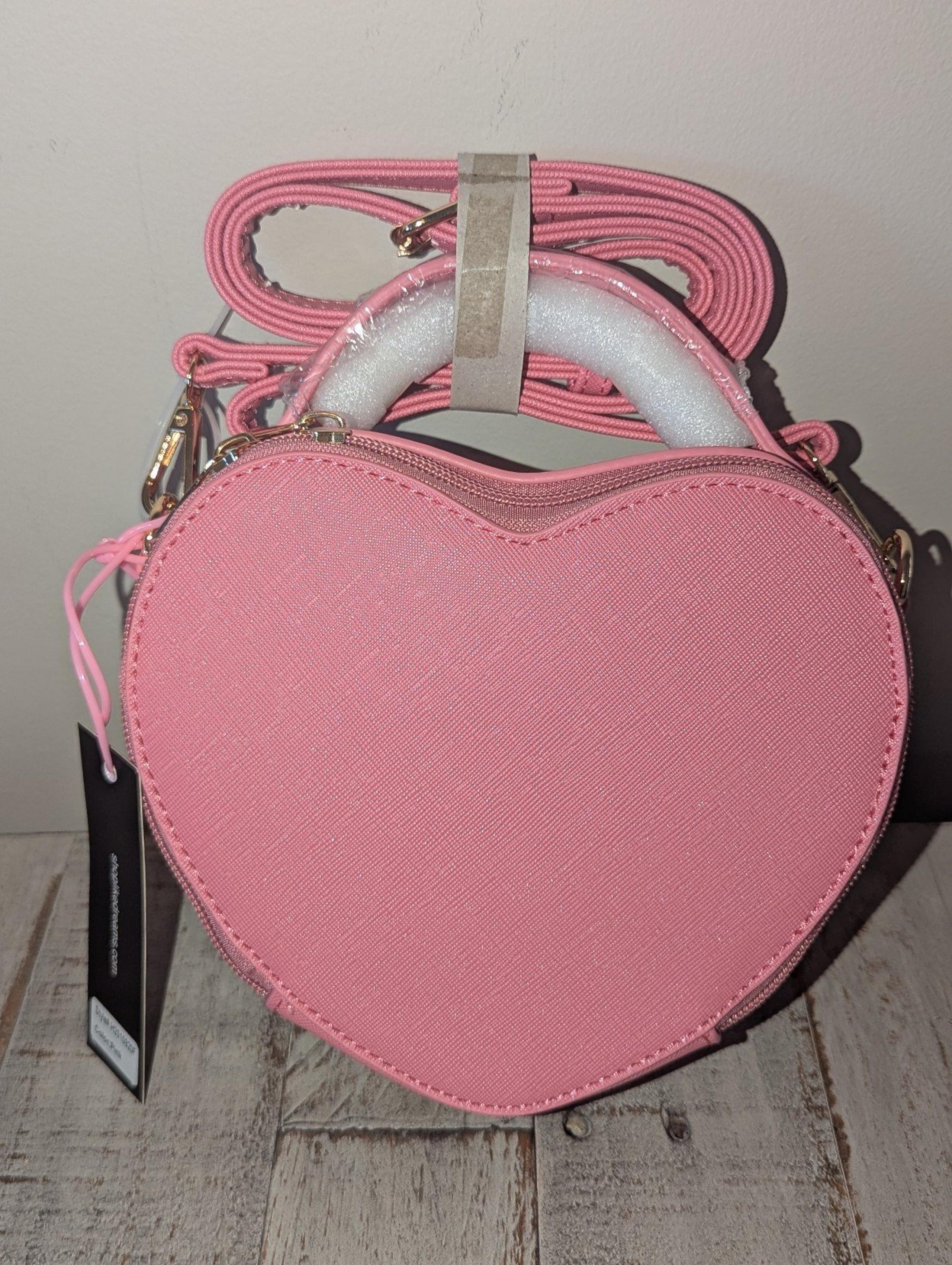 "Like Dreams" Pink Heart Breaker Crossbody Bag