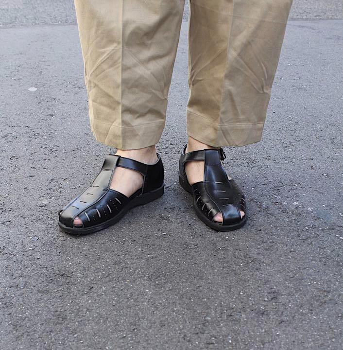 Brand New】80's Czech Army Gurkha Sandals Deadstock 25cm Black