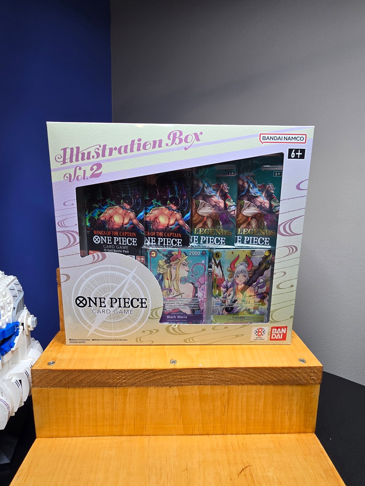 One Piece TCG Illustration Box Vol 2 (Yamato/ Black Maria Promo) SEALED Lot of 4