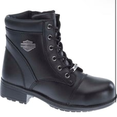 Harley-Davidson Women's Raine 5.5 Black ST Motorcycle Work Boots D83883