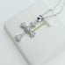 925 Sterling Silver Cubic Zircon Necklace, UU1P7A7009