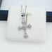 925 Sterling Silver Cubic Zircon Necklace, UU1P7A7009
