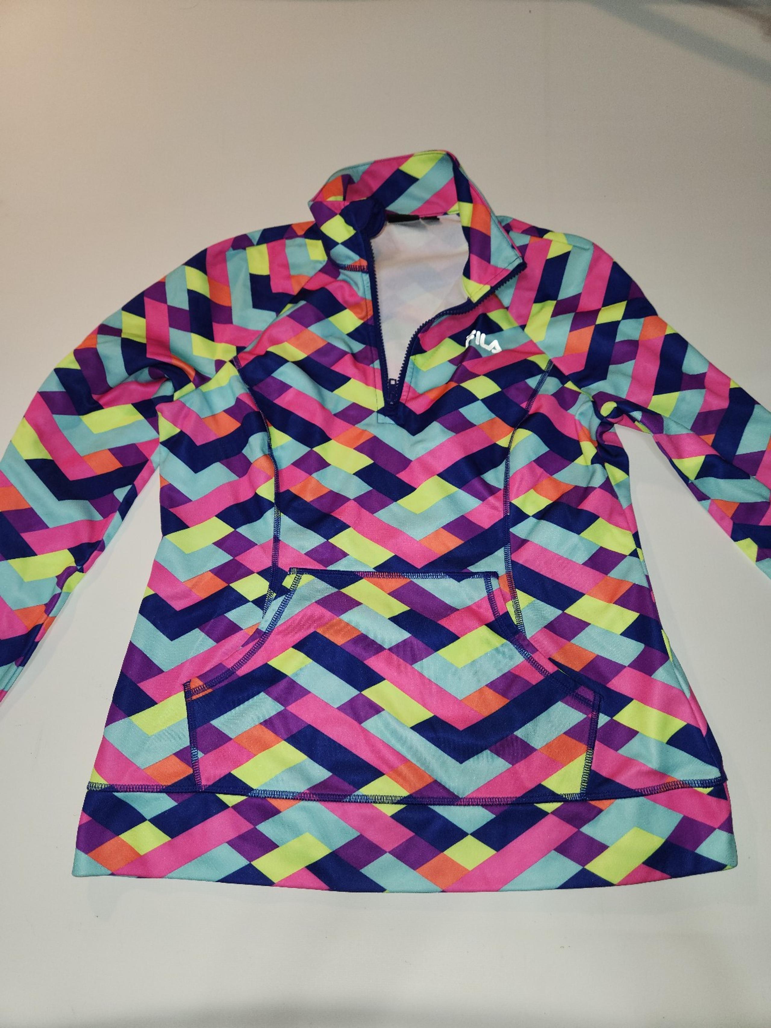 fila sport 1/4 zip womens jacket size medium