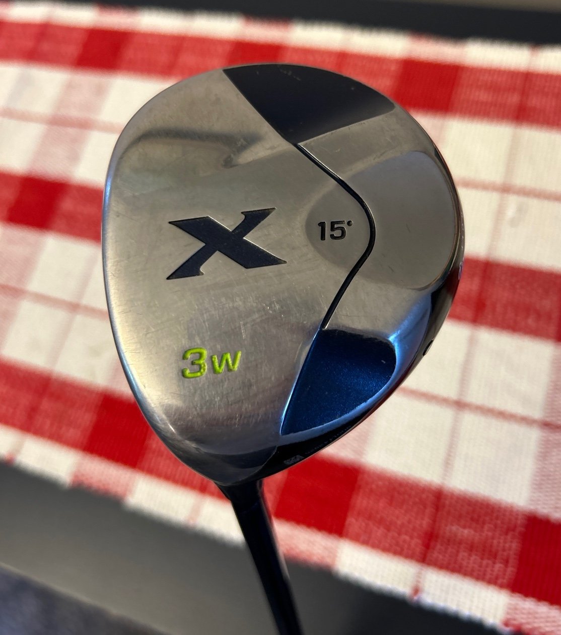 Callaway X 3 Wood 15 Degrees Stiff Flex Left Handed Good Condition