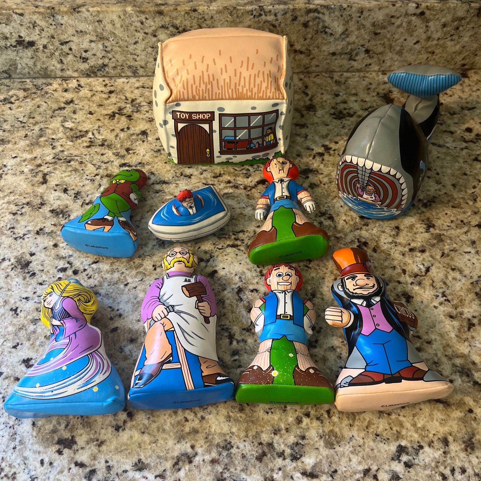 Lakeshore Pinocchio Soft Doll Set. Story Telling, Imaginative Play