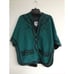 Export Tadora Tecun Uman Unisex Caplet Thick Teal Wool Lined Poncho Pockets L