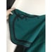 Export Tadora Tecun Uman Unisex Caplet Thick Teal Wool Lined Poncho Pockets L