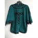 Export Tadora Tecun Uman Unisex Caplet Thick Teal Wool Lined Poncho Pockets L