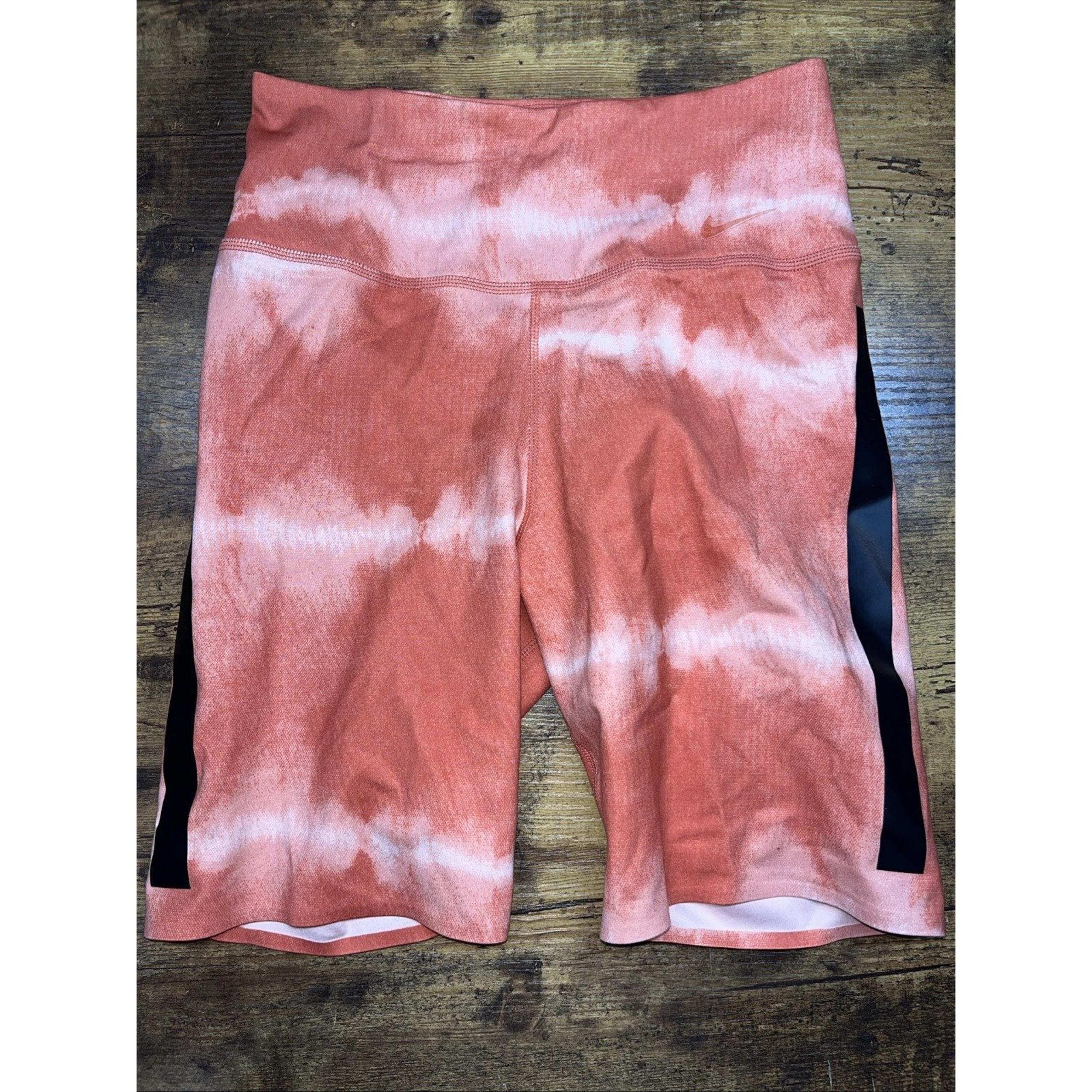 NEW Nike One Luxe Mid-Rise Training Shorts DO7814-827 Orange Size XS NWT