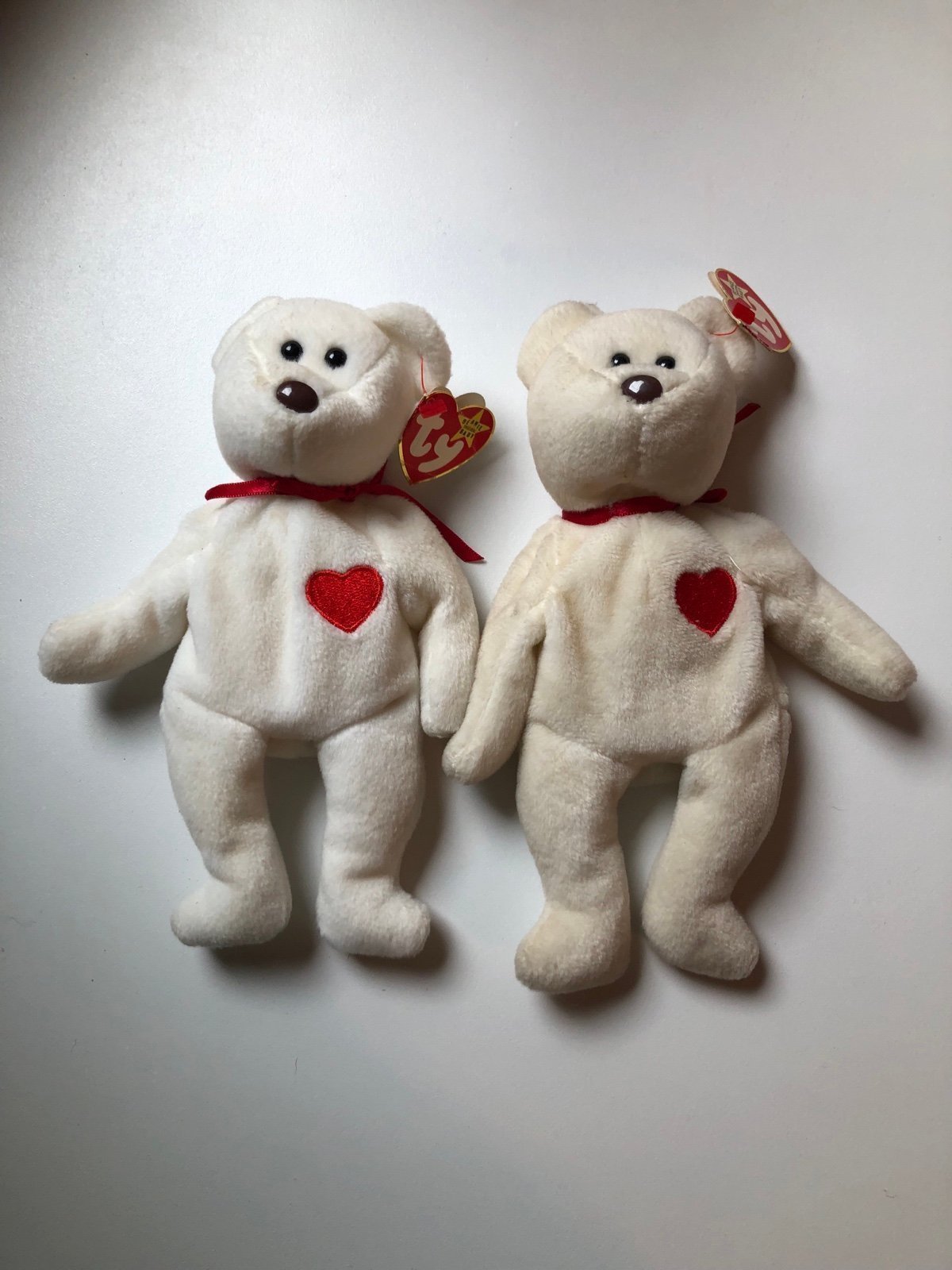 MULTI-ERROR Ty Beanie Babies Valentino The Bear