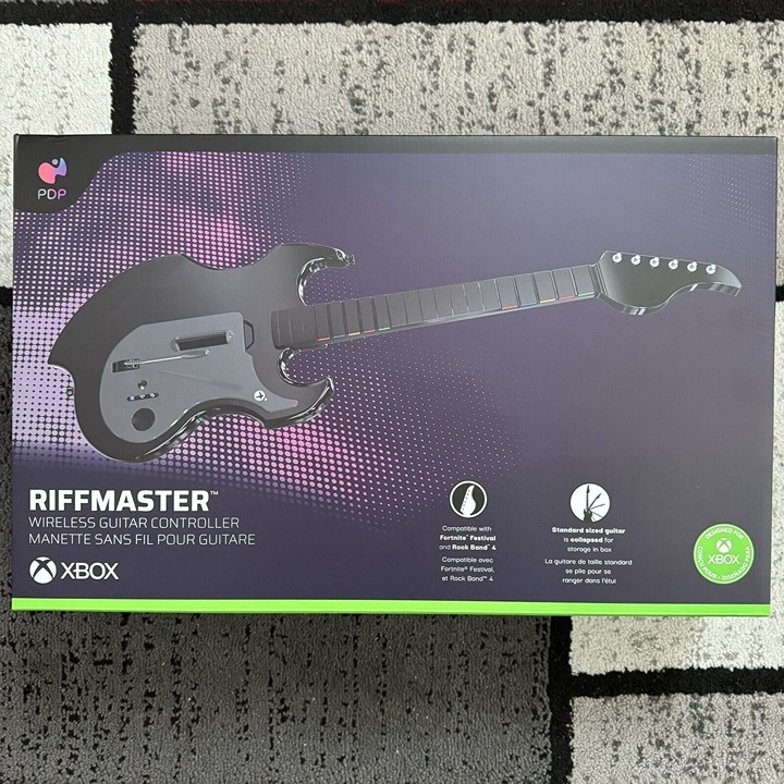 PDP RIFFMASTER Wireless Guitar Controller Xbox Series X|S/Xbox One/PC IN HAND
