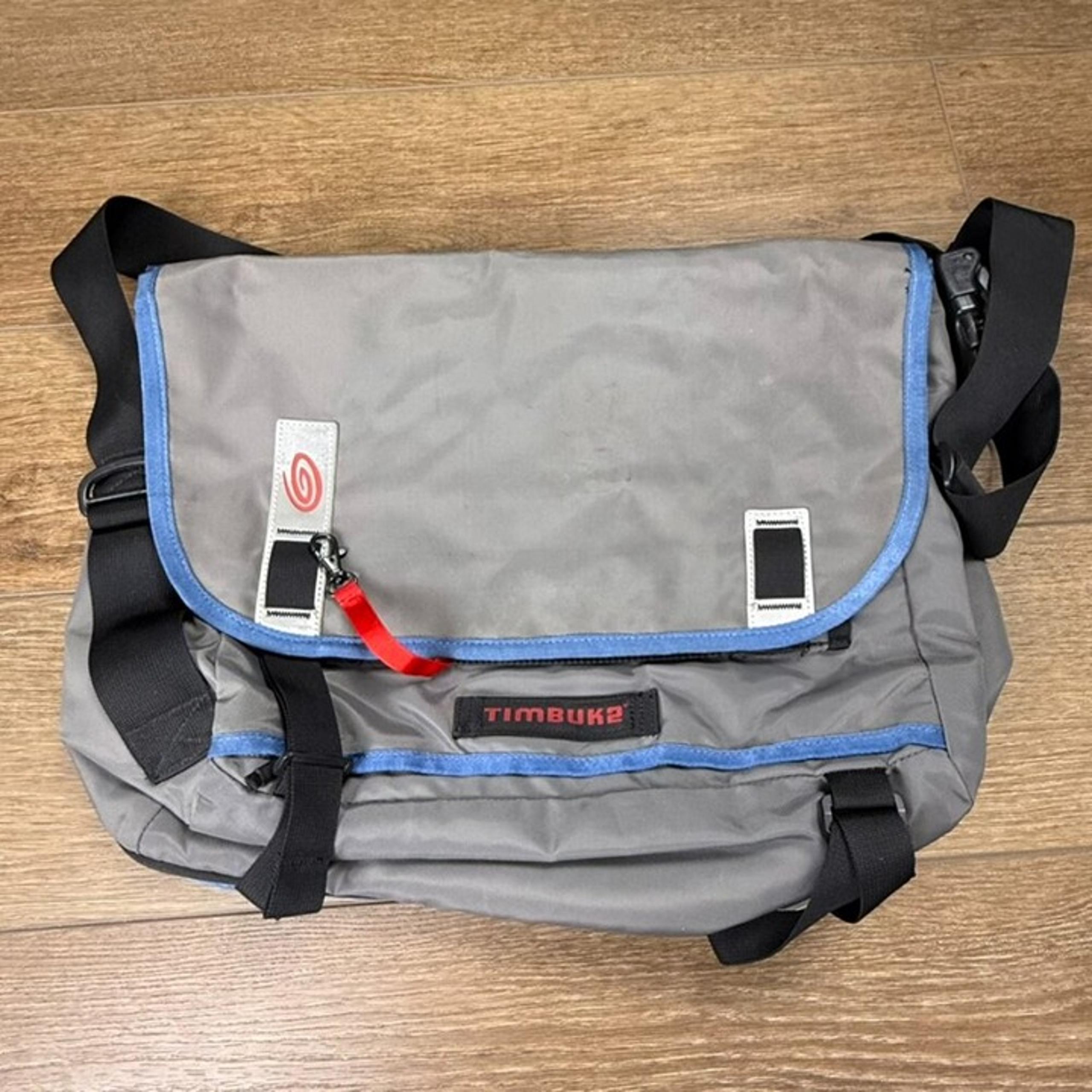 Timbuk2 Command Messanger Bag Blue/Gray TSA Compliant Crossbody Laptop Pocket
