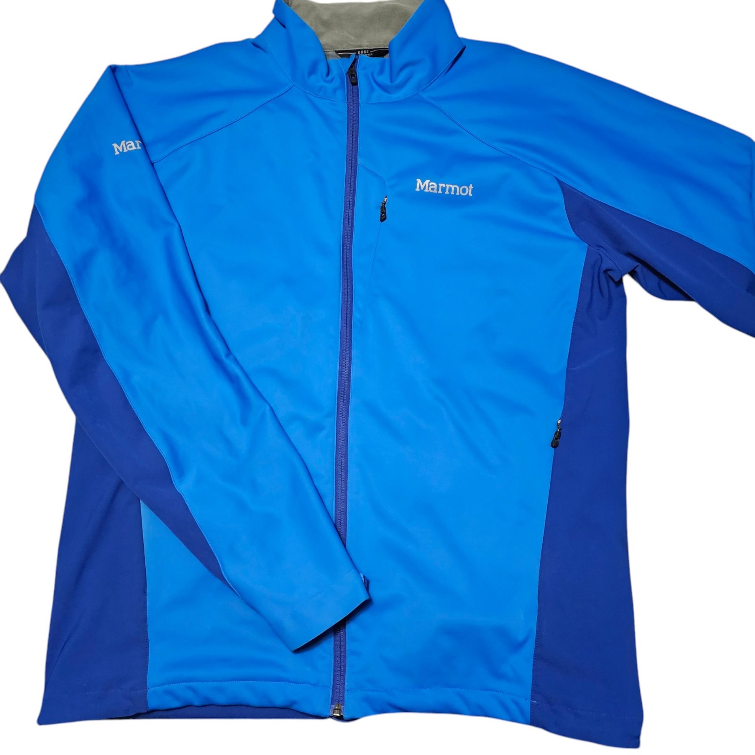 Marmot Gore Windstopper Soft Shell Jacket XXL Blue Men Outdoor Hiking
