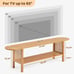 Bamboo TV Stand with Storage for TVs up to 65\