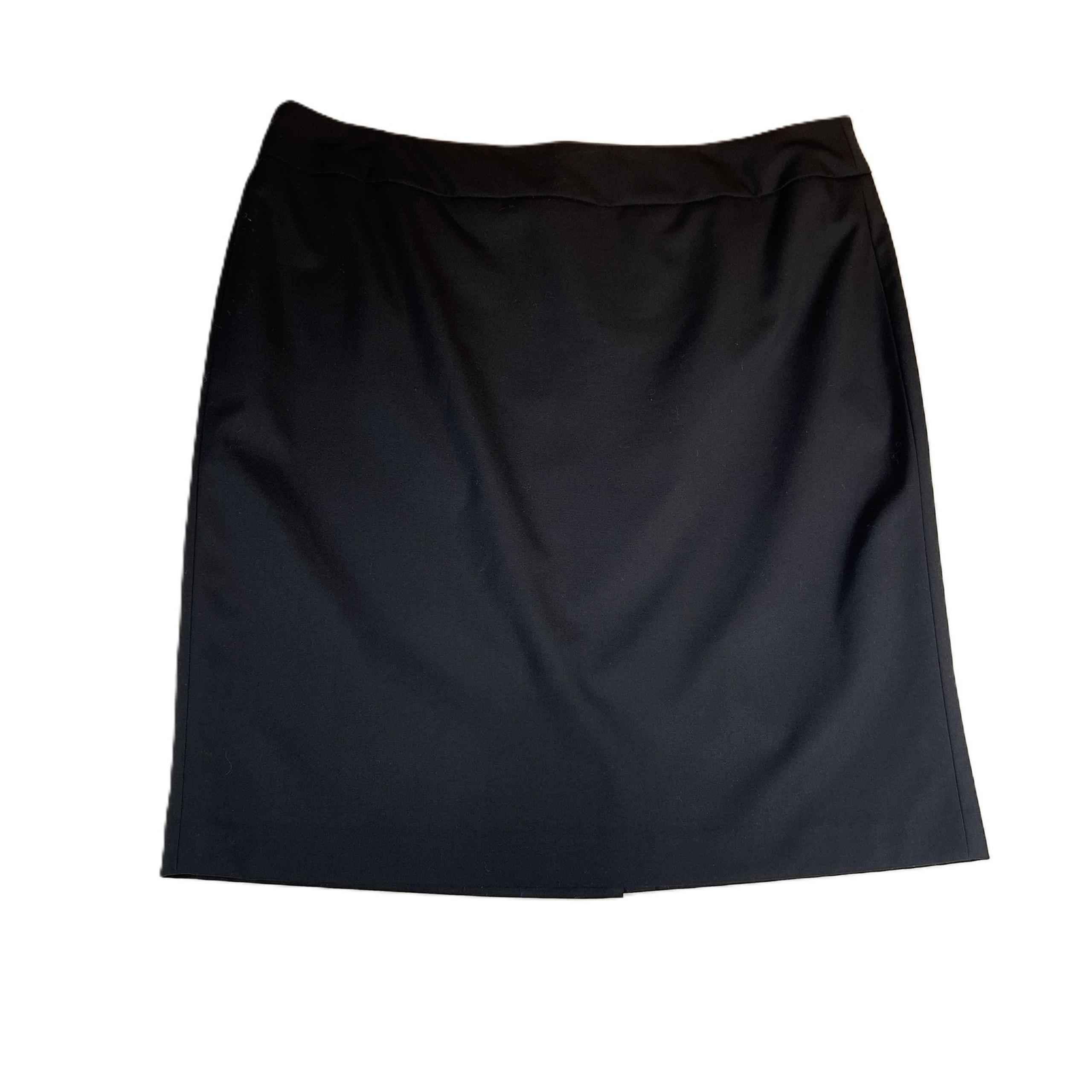 Jones New York Collection Woman Black A-Line Skirt Below Knee Classic Lined