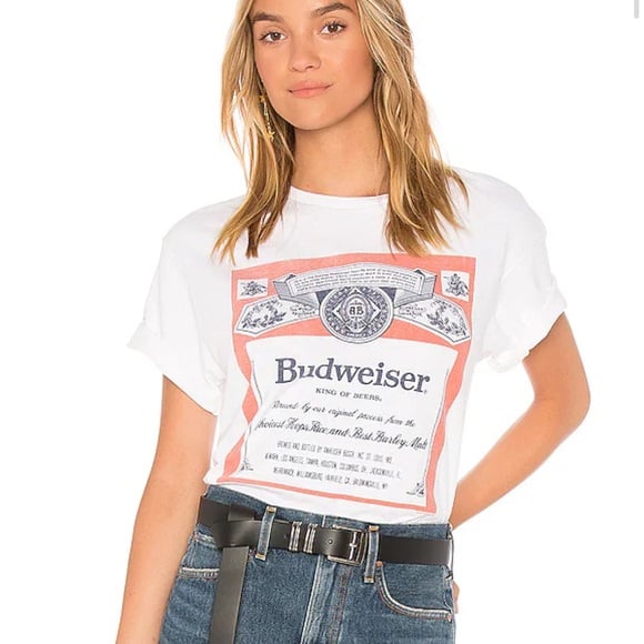 Revolve Junk Food Budweiser Classic Tee